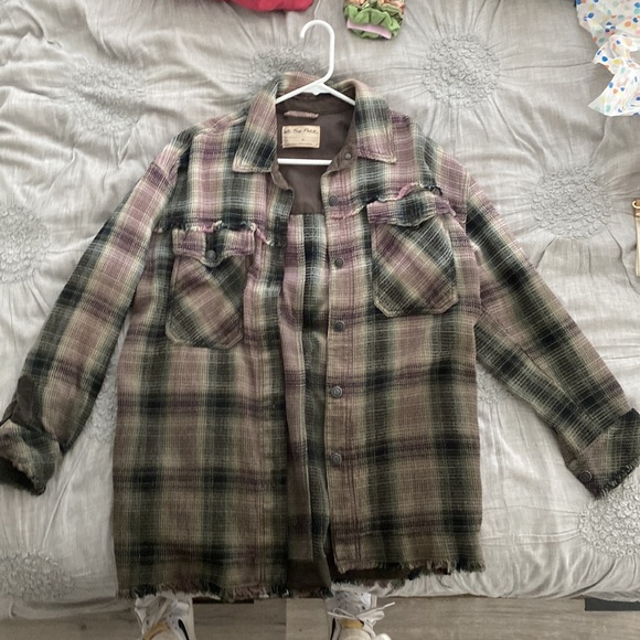 Free people - Anneli Shirt Plaid Jacket- sold out shacket - Picture 5 of 5